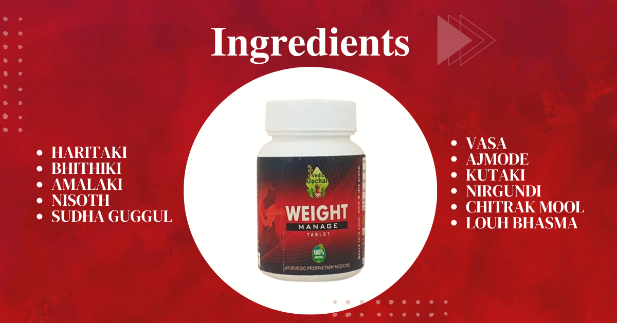 Vedic Upchar Weight Manage Tablets