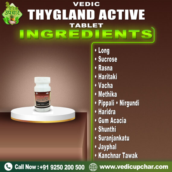 Vedic Thygland Active Tablet (120 Tab)