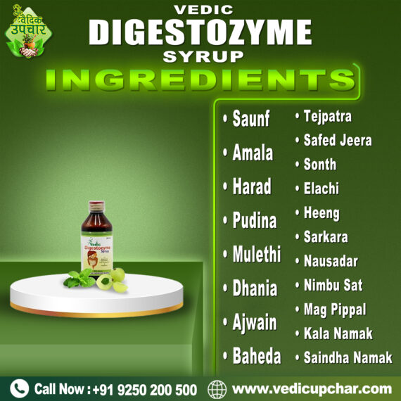 Vedic Digestozyme Syrup (200 ML/Pack )